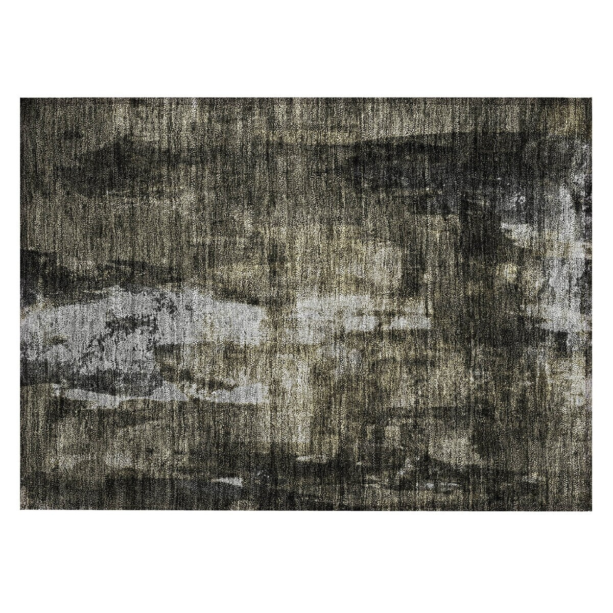 Machine Washable Indoor/ Outdoor Contemporary Chantille Rug