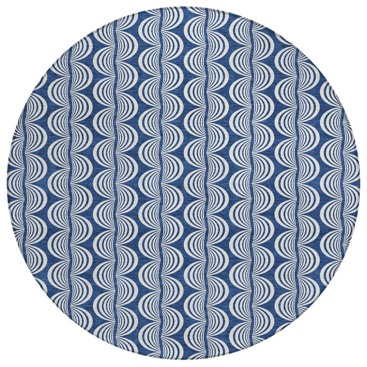 Machine Washable Indoor/ Outdoor Contemporary Chantille Rug