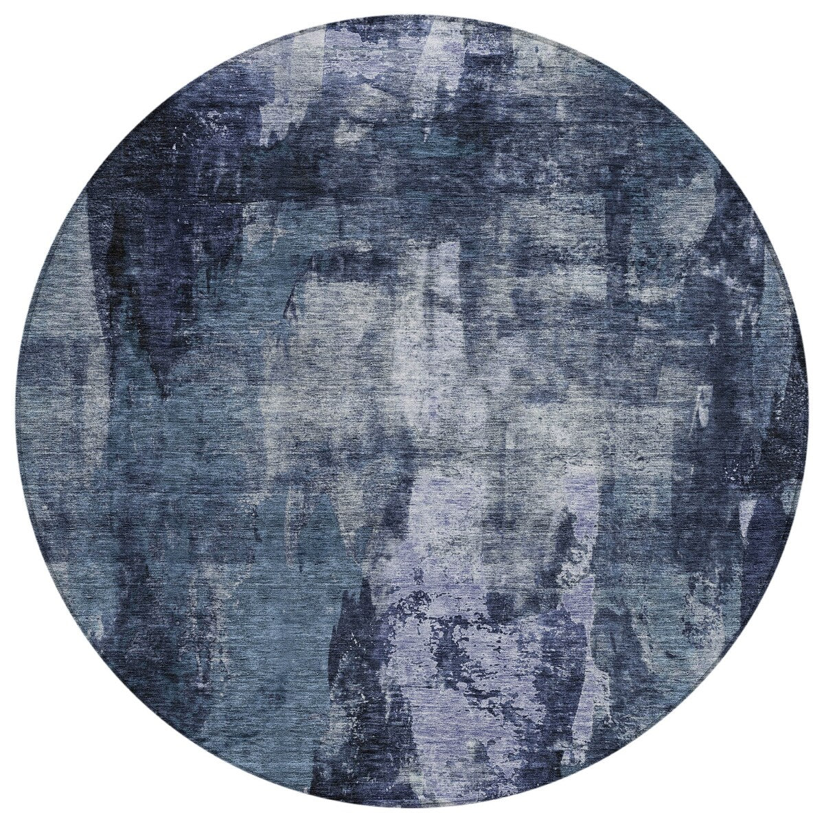 Machine Washable Indoor/ Outdoor Contemporary Chantille Rug