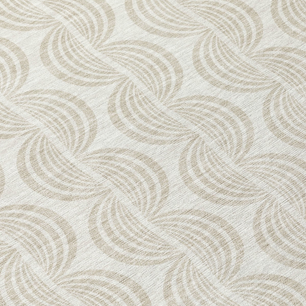 Machine Washable Indoor/ Outdoor Contemporary Chantille Rug