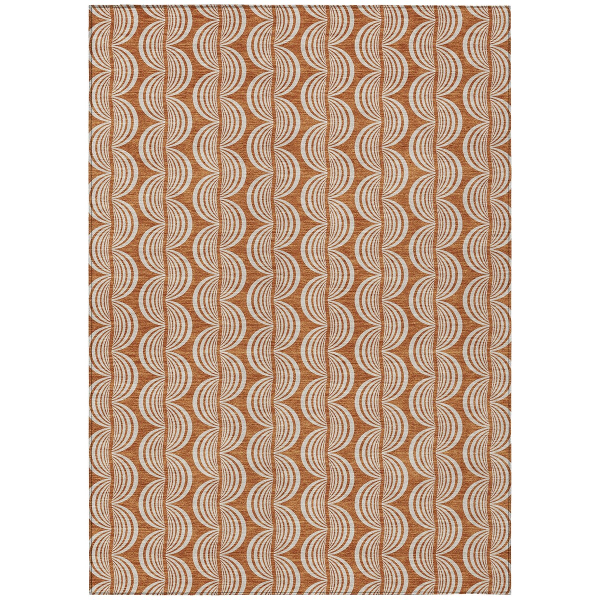 Machine Washable Indoor/ Outdoor Contemporary Chantille Rug