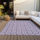 Machine Washable Indoor/ Outdoor Contemporary Chantille Rug