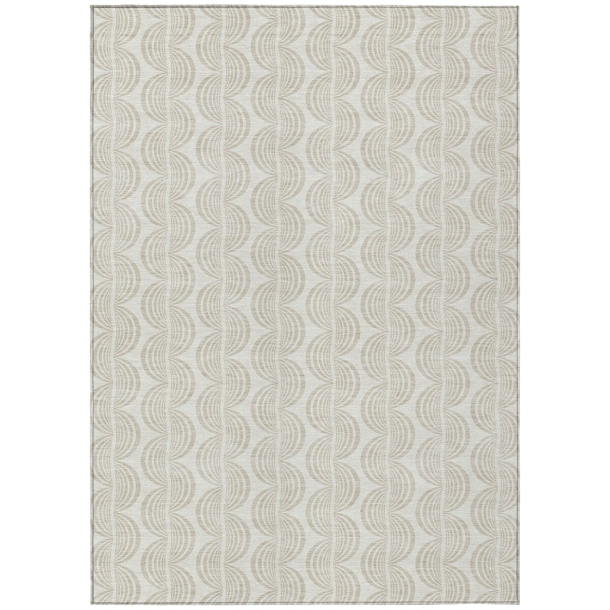 Machine Washable Indoor/ Outdoor Contemporary Chantille Rug
