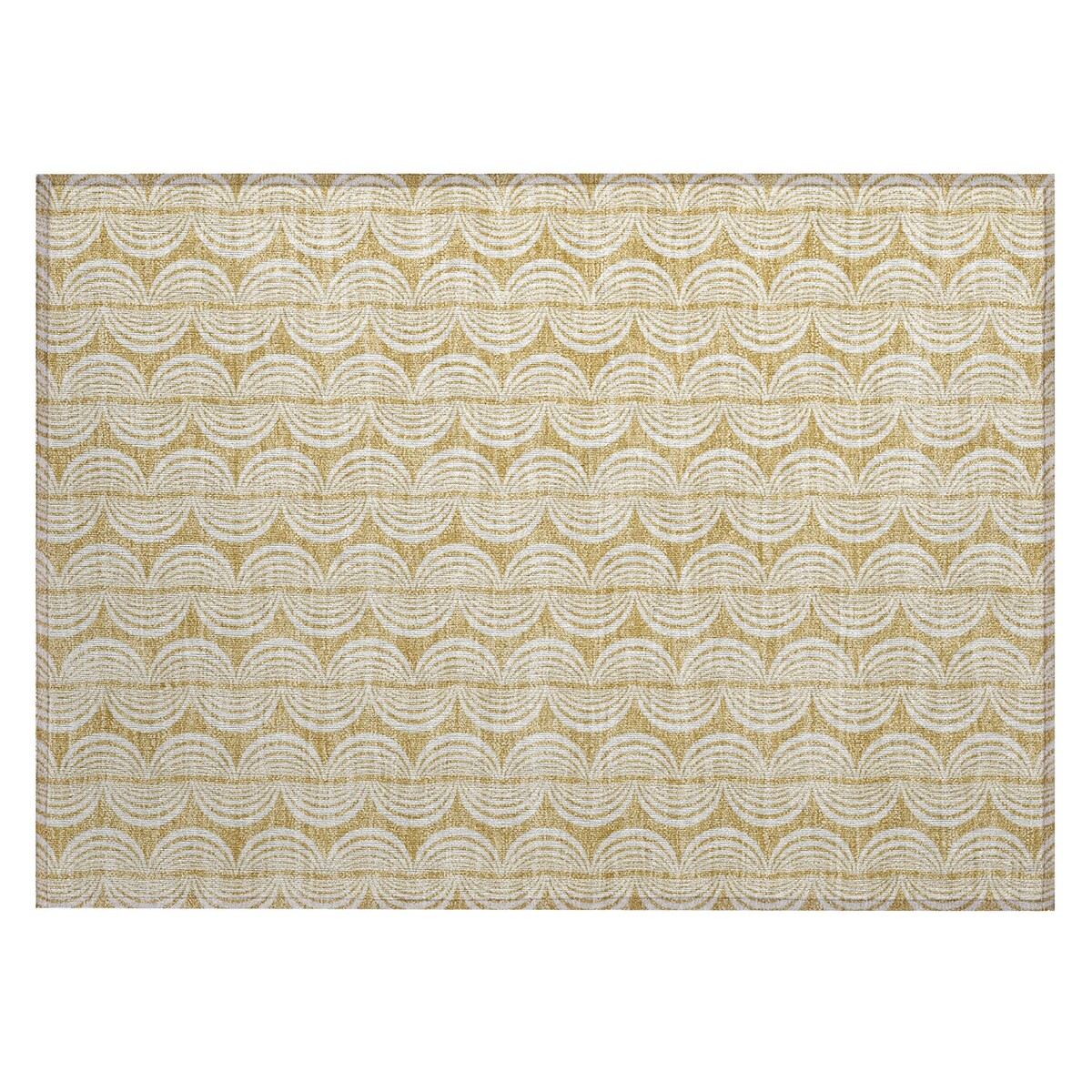 Machine Washable Indoor/ Outdoor Contemporary Chantille Rug