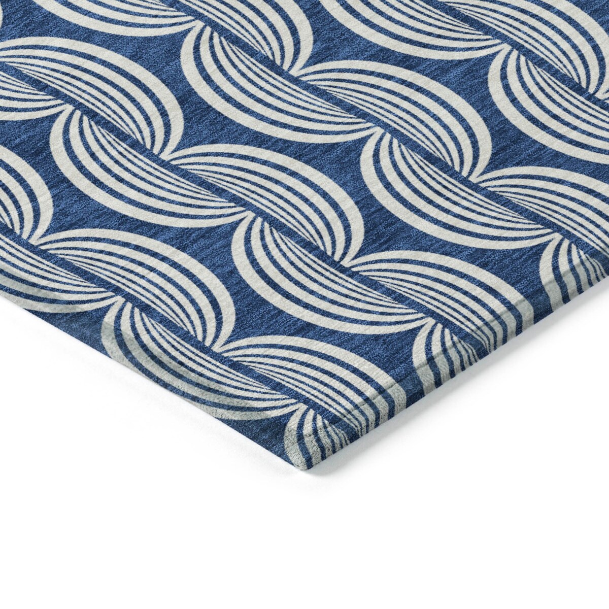 Machine Washable Indoor/ Outdoor Contemporary Chantille Rug