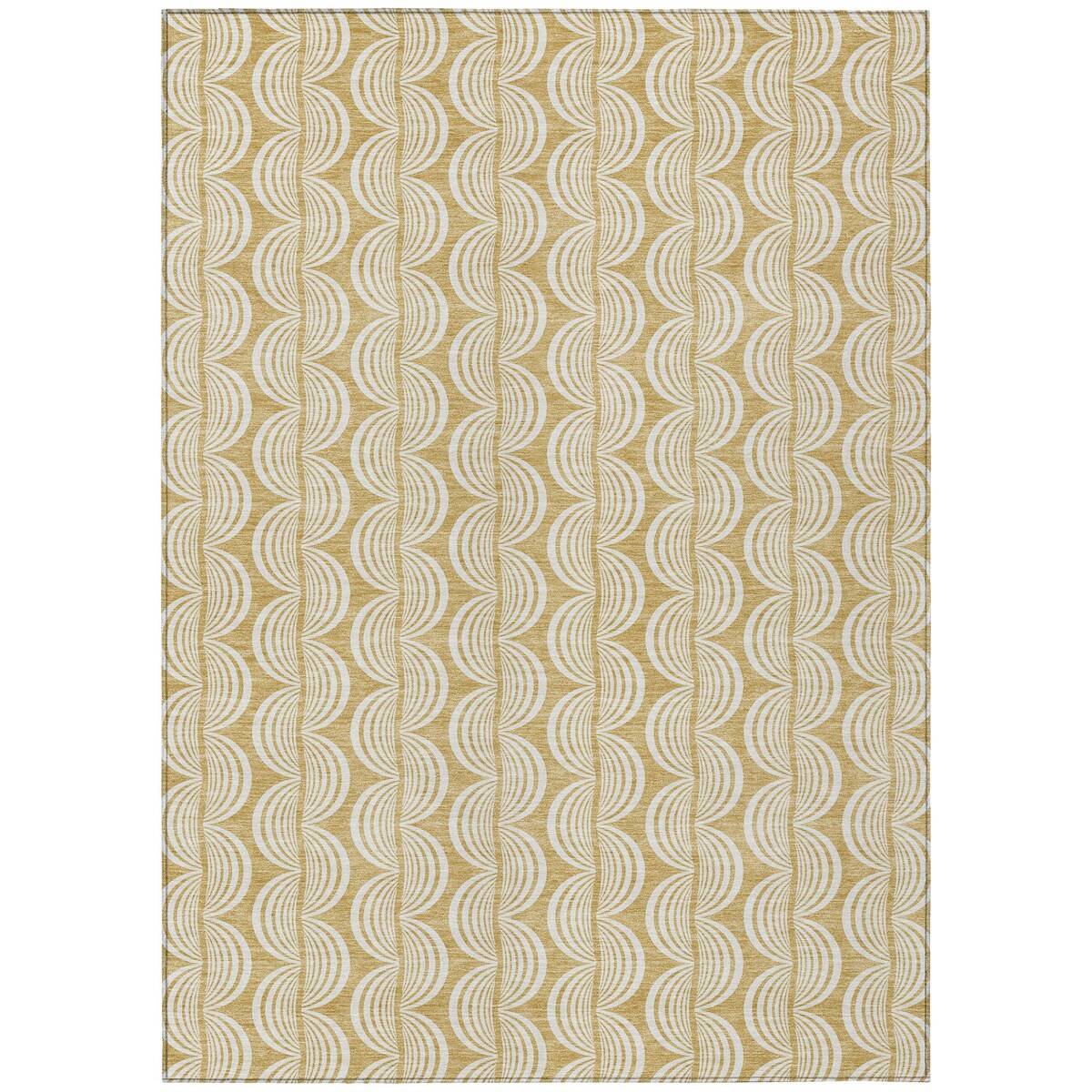 Machine Washable Indoor/ Outdoor Contemporary Chantille Rug