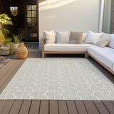 Machine Washable Indoor/ Outdoor Contemporary Chantille Rug