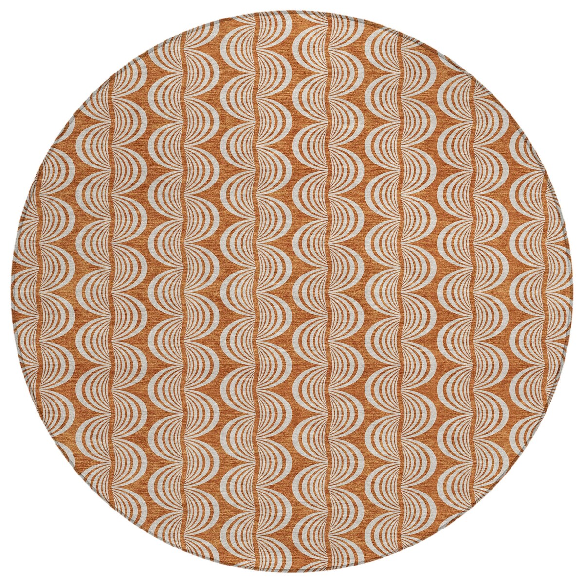 Machine Washable Indoor/ Outdoor Contemporary Chantille Rug