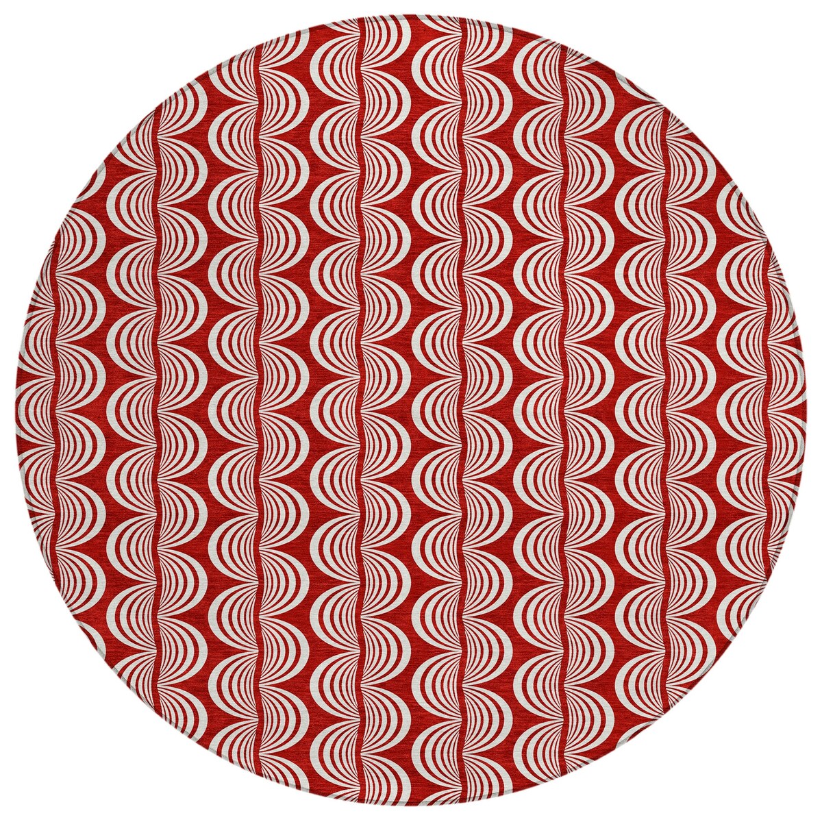Machine Washable Indoor/ Outdoor Contemporary Chantille Rug