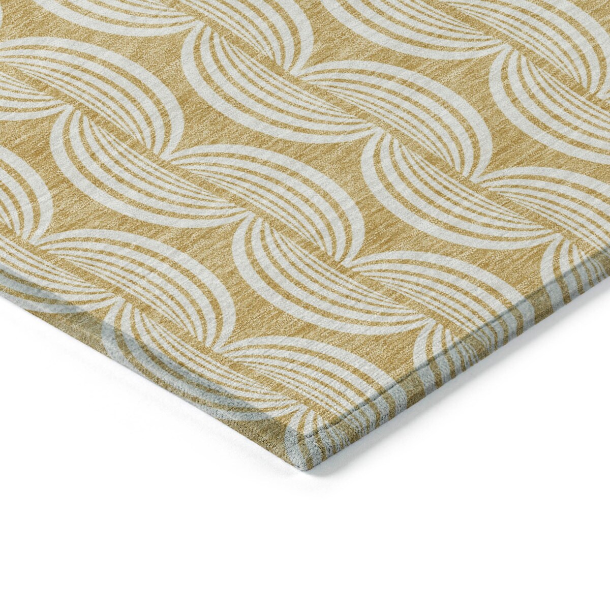 Machine Washable Indoor/ Outdoor Contemporary Chantille Rug