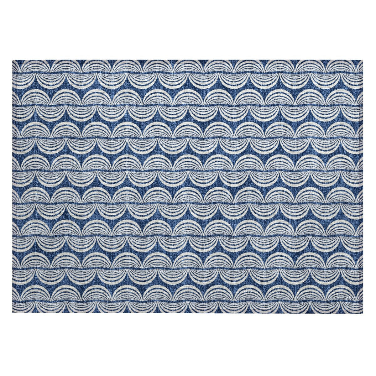 Machine Washable Indoor/ Outdoor Contemporary Chantille Rug