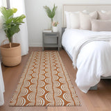 Machine Washable Indoor/ Outdoor Contemporary Chantille Rug