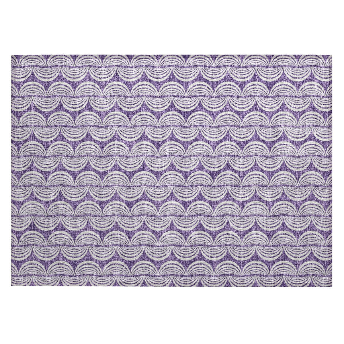 Machine Washable Indoor/ Outdoor Contemporary Chantille Rug