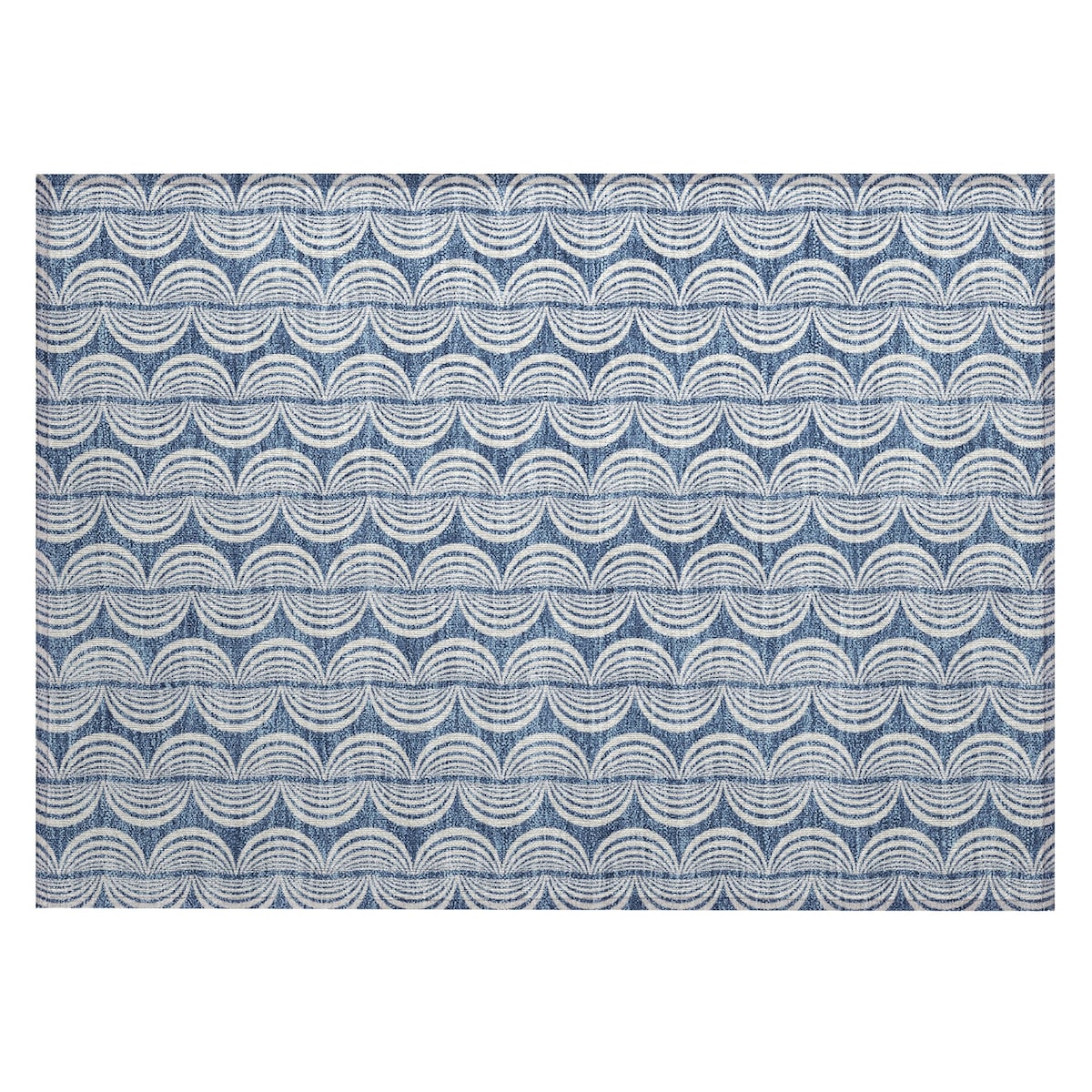 Machine Washable Indoor/ Outdoor Contemporary Chantille Rug