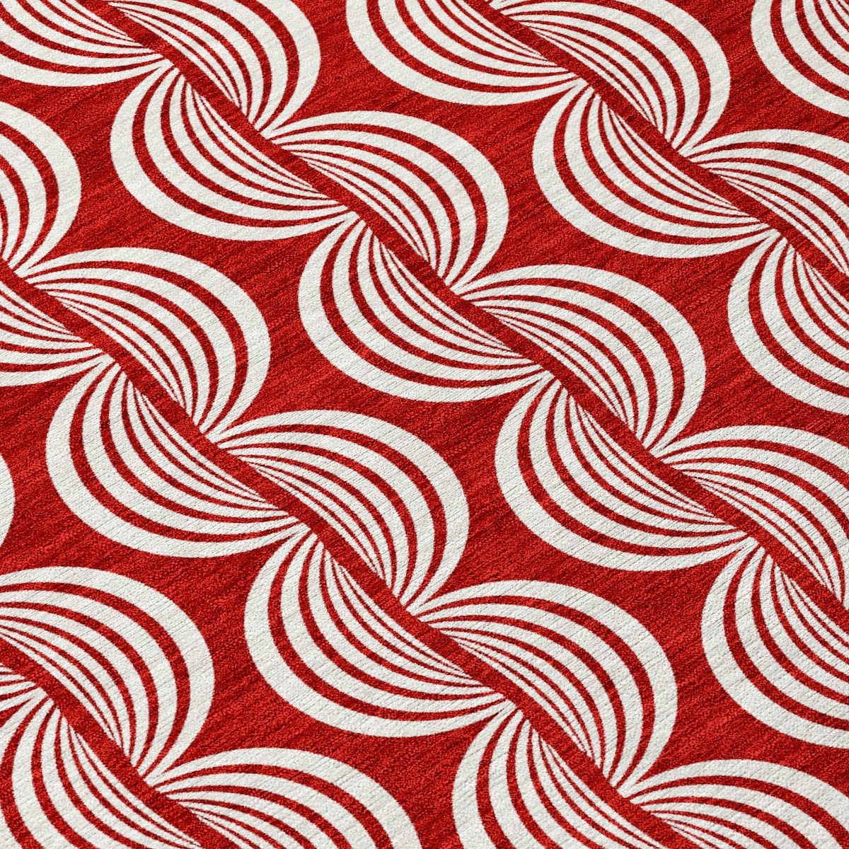 Machine Washable Indoor/ Outdoor Contemporary Chantille Rug