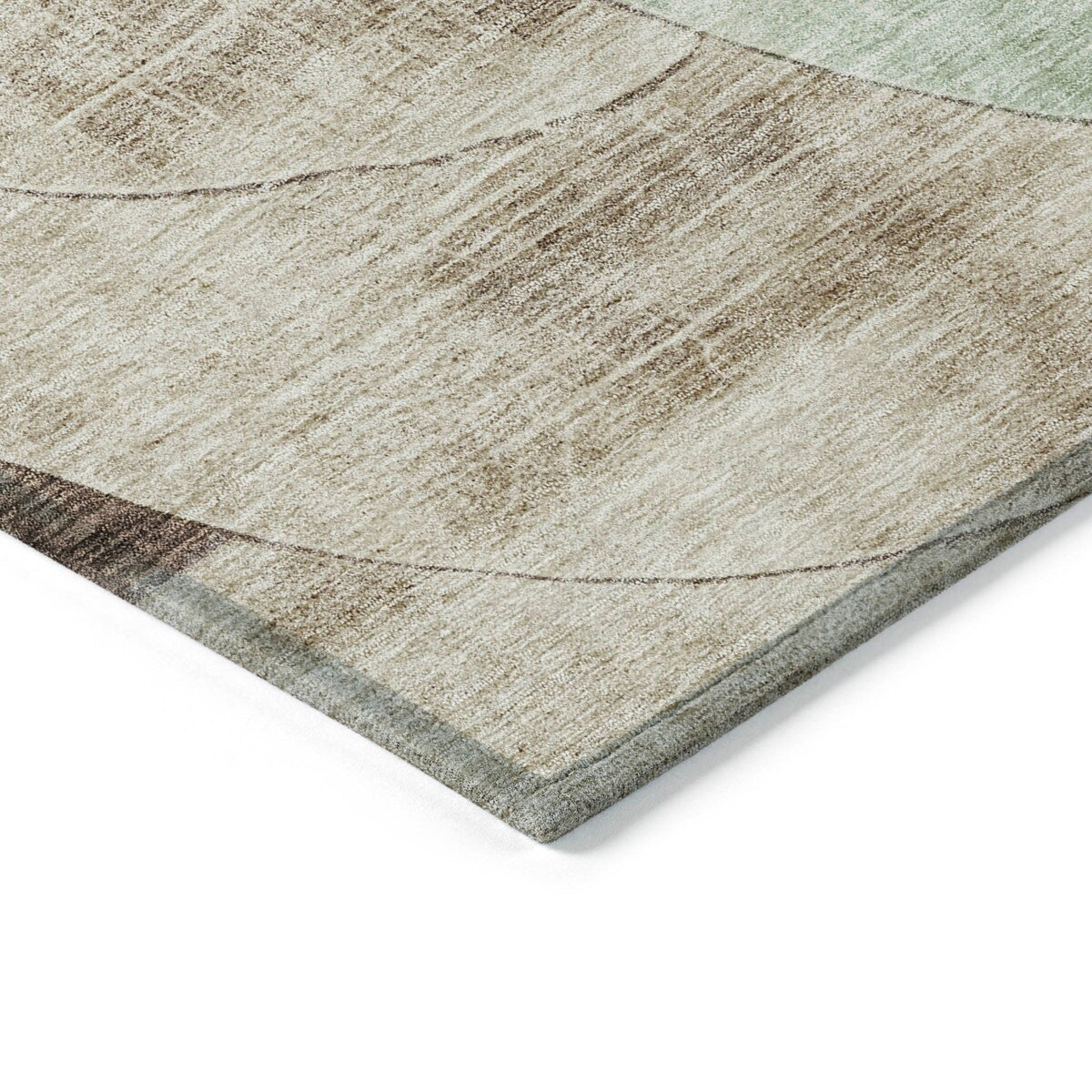 Machine Washable Indoor/ Outdoor Contemporary Deco Chantille Rug