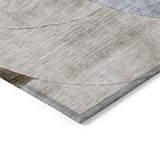 Machine Washable Indoor/ Outdoor Contemporary Deco Chantille Rug