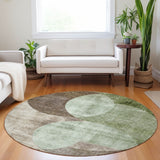 Machine Washable Indoor/ Outdoor Contemporary Deco Chantille Rug