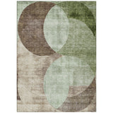 Machine Washable Indoor/ Outdoor Contemporary Deco Chantille Rug