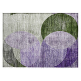 Machine Washable Indoor/ Outdoor Contemporary Deco Chantille Rug