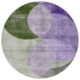 Machine Washable Indoor/ Outdoor Contemporary Deco Chantille Rug
