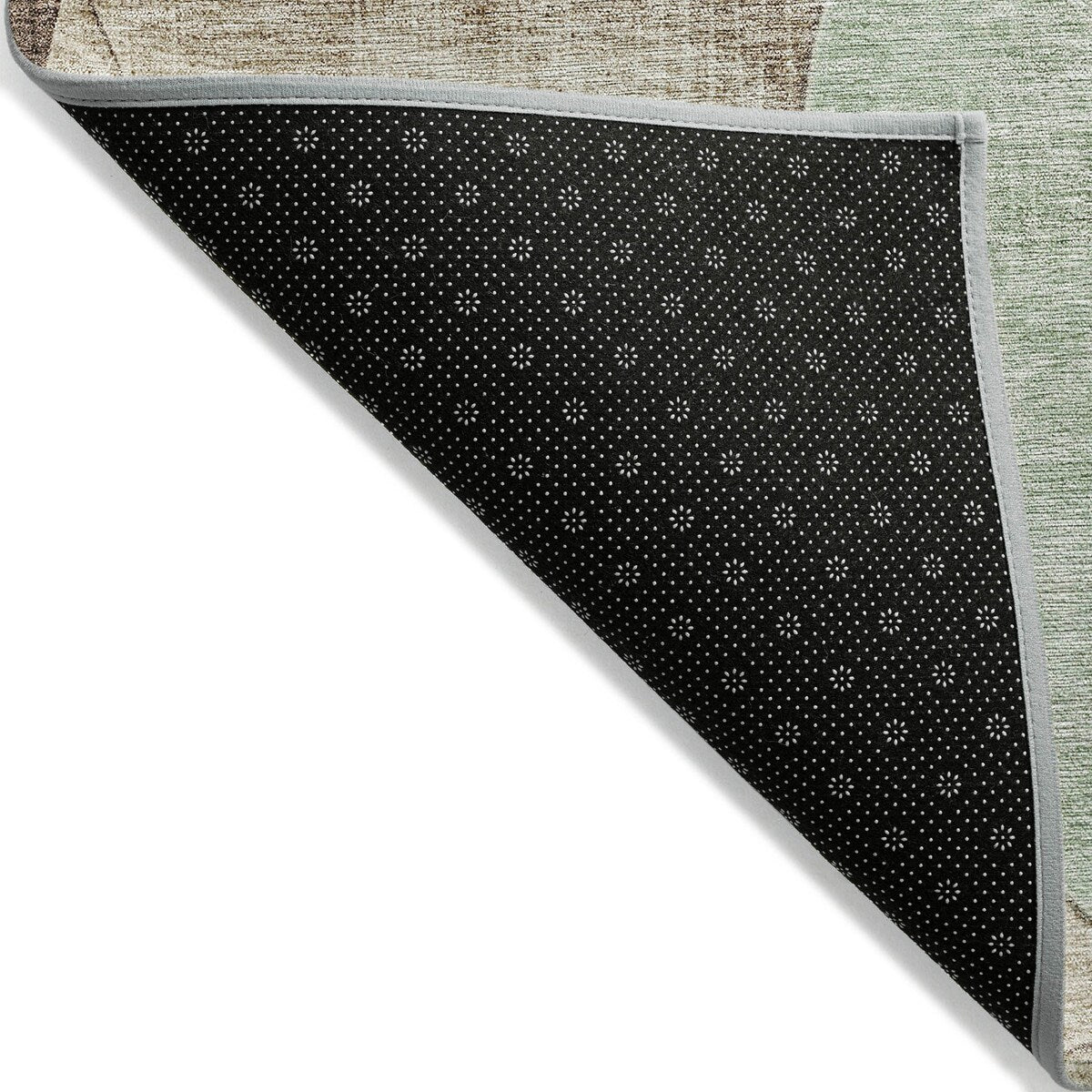 Machine Washable Indoor/ Outdoor Contemporary Deco Chantille Rug