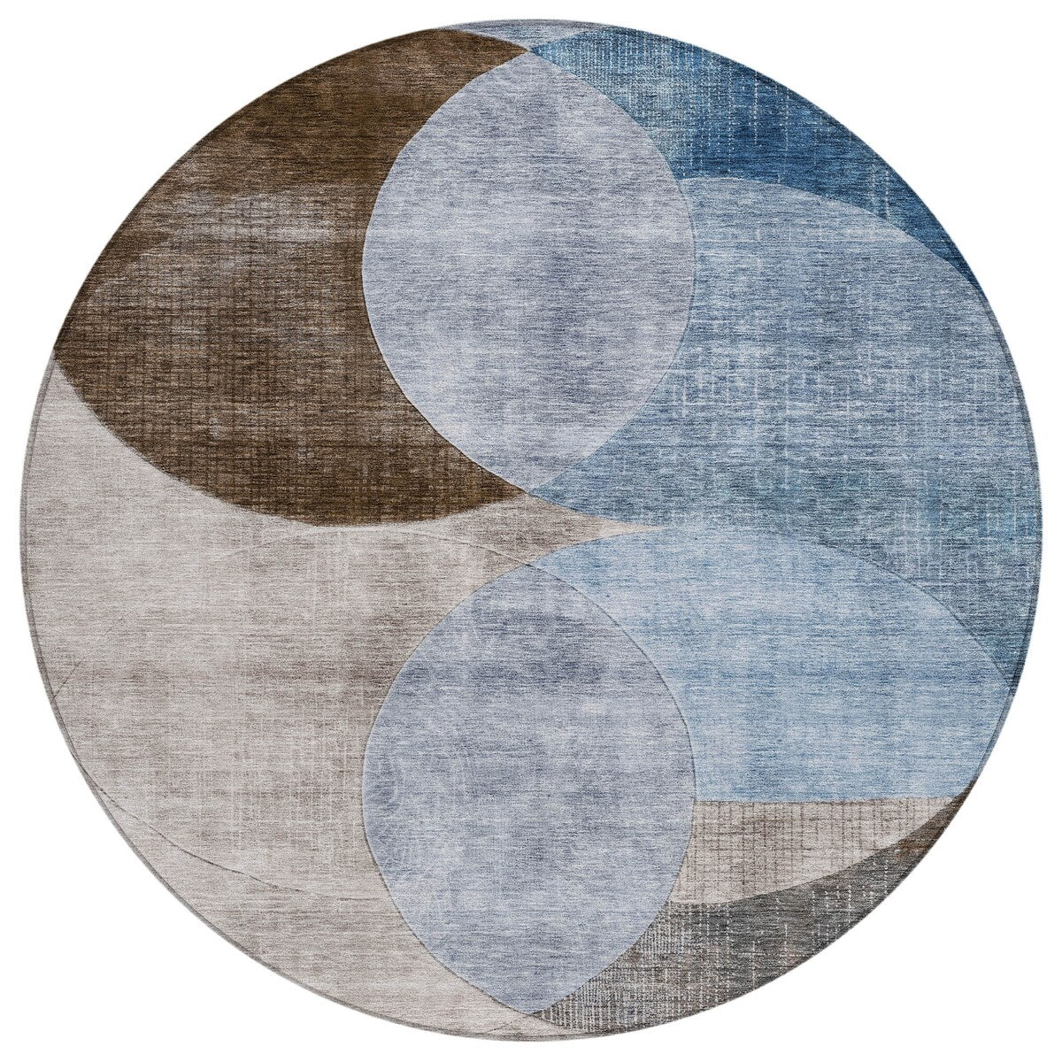 Machine Washable Indoor/ Outdoor Contemporary Deco Chantille Rug