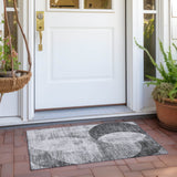 Machine Washable Indoor/ Outdoor Contemporary Deco Chantille Rug