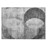 Machine Washable Indoor/ Outdoor Contemporary Deco Chantille Rug