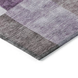 Machine Washable Indoor/ Outdoor Contemporary Geo Chantille Rug