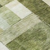 Machine Washable Indoor/ Outdoor Contemporary Geo Chantille Rug