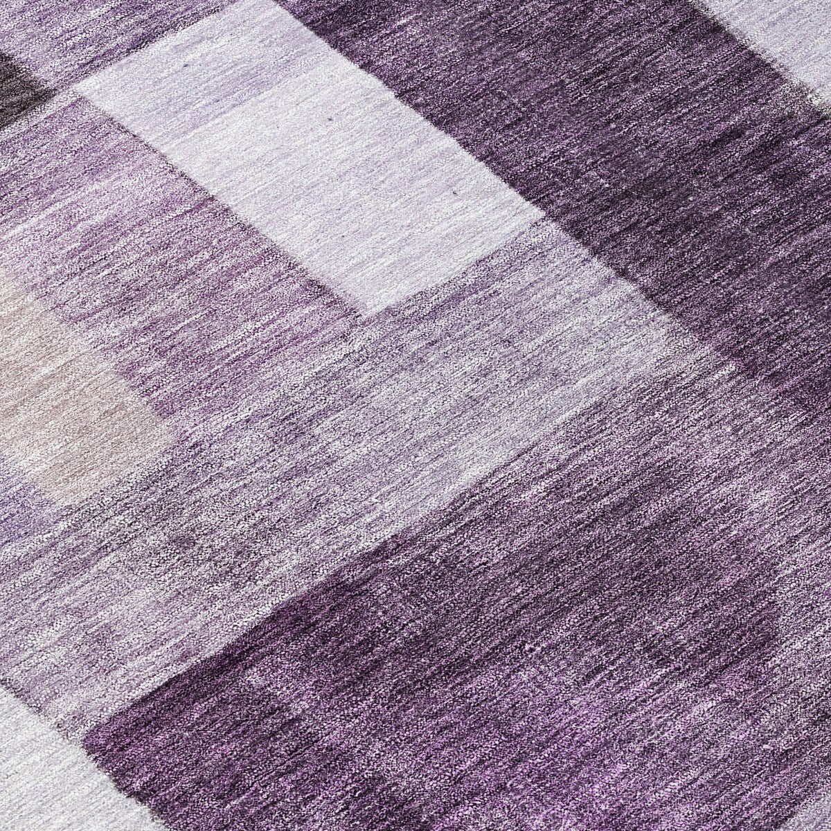Machine Washable Indoor/ Outdoor Contemporary Geo Chantille Rug