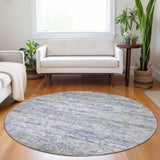 Machine Washable Indoor/ Outdoor Contemporary Solid Chantille Rug