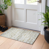 Machine Washable Indoor/ Outdoor Contemporary Solid Chantille Rug