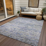Machine Washable Indoor/ Outdoor Contemporary Solid Chantille Rug
