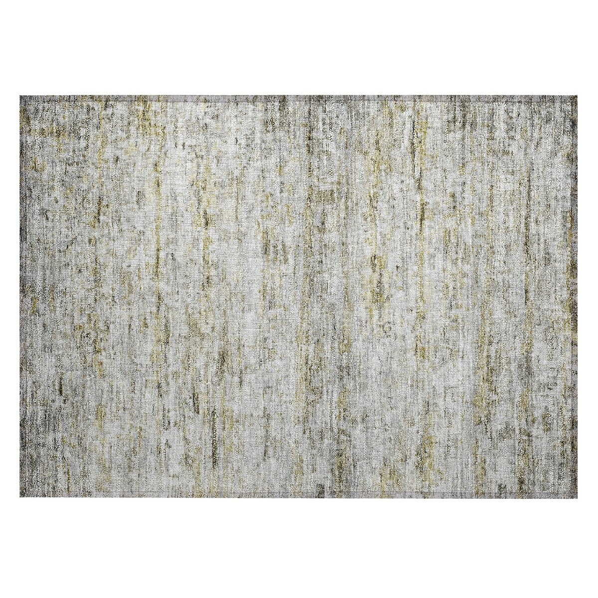 Machine Washable Indoor/ Outdoor Contemporary Solid Chantille Rug