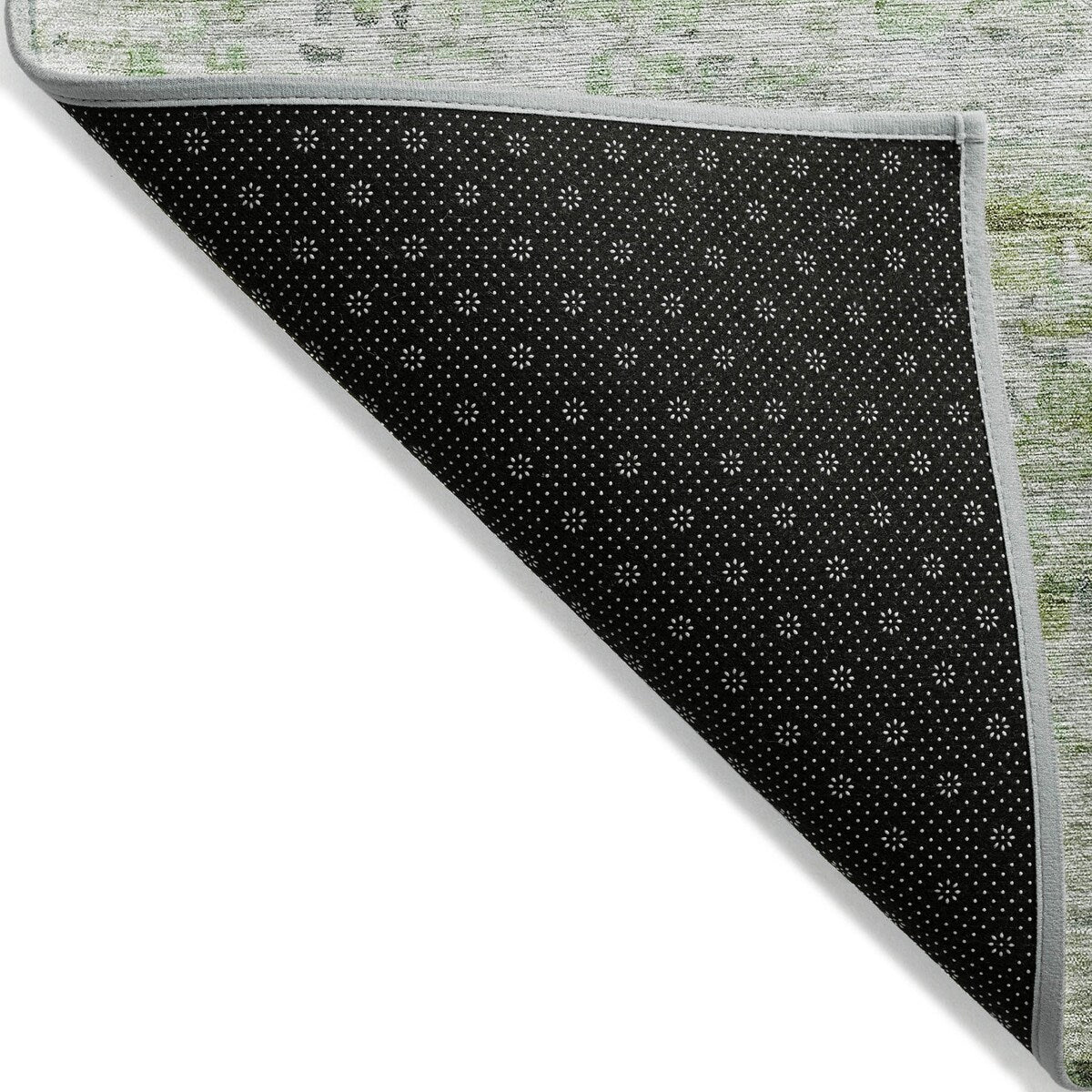 Machine Washable Indoor/ Outdoor Contemporary Solid Chantille Rug