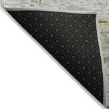 Machine Washable Indoor/ Outdoor Contemporary Solid Chantille Rug