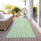 Machine Washable Indoor/ Outdoor Contemporary Stack Chantille Rug