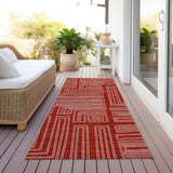 Machine Washable Indoor/ Outdoor Contemporary Stack Chantille Rug