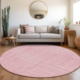 Machine Washable Indoor/ Outdoor Contemporary Stack Chantille Rug