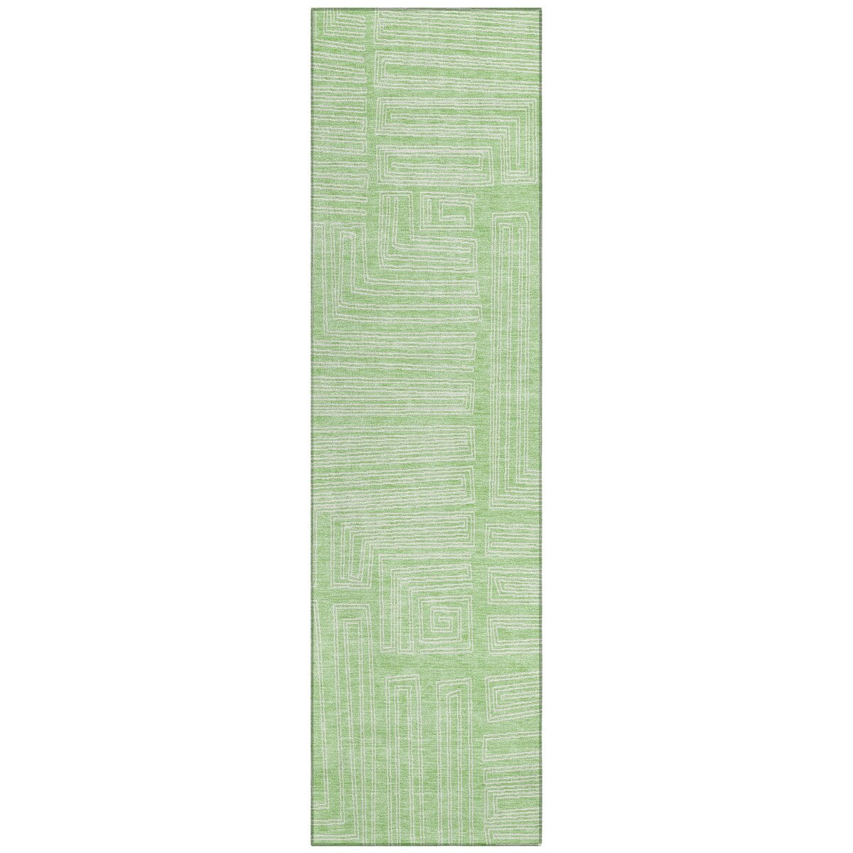 Machine Washable Indoor/ Outdoor Contemporary Stack Chantille Rug
