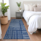 Machine Washable Indoor/ Outdoor Contemporary Stack Chantille Rug