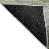 Machine Washable Indoor/ Outdoor Contemporary Waves Chantille Rug