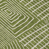 Machine Washable Indoor/ Outdoor Geo Patchwork Chantille Rug