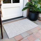 Machine Washable Indoor/ Outdoor Geo Patchwork Chantille Rug