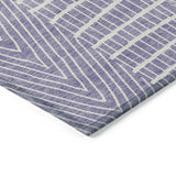 Machine Washable Indoor/ Outdoor Geo Patchwork Chantille Rug