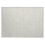 Machine Washable Indoor/ Outdoor Geo Patchwork Chantille Rug