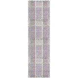 Machine Washable Indoor/ Outdoor Geometric Stripe Chantille Rug