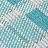 Machine Washable Indoor/ Outdoor Geometric Stripe Chantille Rug